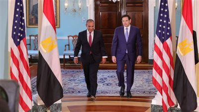 وزير الخارجية والهجرة يلتقي نظيره الأمريكي 