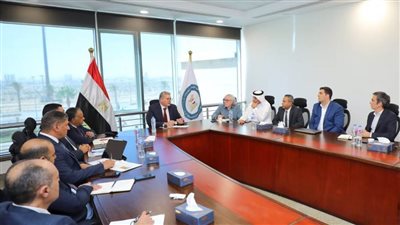 المهندس كريم بدوى يبحث مع شركات عالمية ومحلية آليات تنفيذ مشروع المسح الجوي 