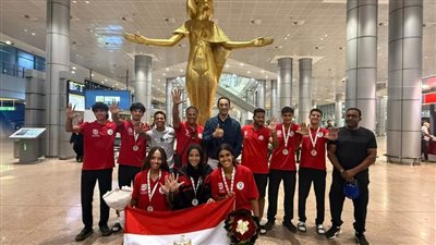 استقبال شعبي ورسمي لبعثة التجديف المشاركة في دورة الألعاب الأفريقية للمدارس 