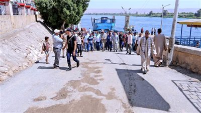 محافظ سوهاج يتفقد عبارة جزيرة الشورانية بالمراغة