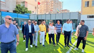 وزير الشباب يتفقد مركز شباب المعمورة ويفتتح الملعب القانوني بعد تطويره