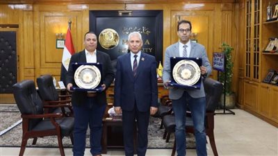 جامعة المنيا.. تكريم الفائزين بجوائز الدولة التشجيعية في العلوم التكنولوجية والجيولوجية 