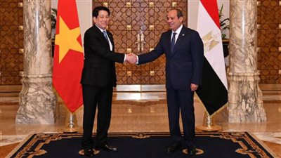 الرئيس السيسي يستقبل رئيس جمهورية فيتنام الاشتراكية بقصر الاتحادية × صور