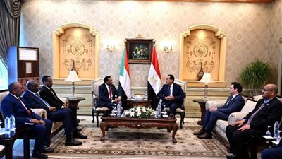 بدء جلسة مباحثات بين رئيسي وزراء مصر والسودان 
