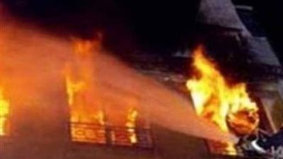 مصرع سيدة حامل وطفلتيها في حريق هائل بشقة سكنية في شبرا الخيمة