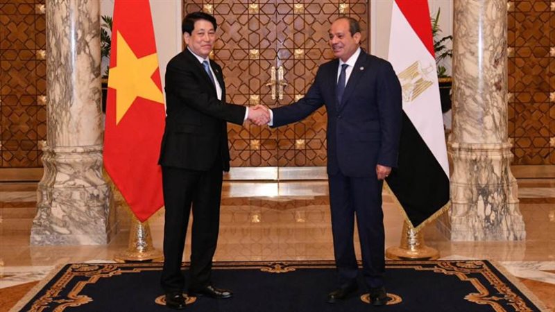 الرئيس السيسي يستقبل