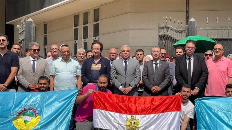 رئيس جامعة طنطا خلال