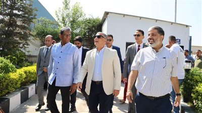 محافظ الإسماعيلية يستقبل سفير دولة الهند ويتفقدان مصانع EMBEE بالمنطقة الحرة الاستثمارية