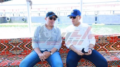 وزير الري ومحافظ كفر الشيخ يتفقدان مجرى نهر النيل فرع رشيد