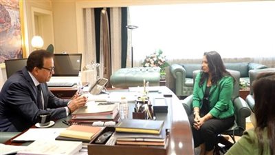 وزير الصحة يبحث مع المرشحة لمنصب سفيرة مصر بالسويد ولاتفيا آفاق التعاون الصحي