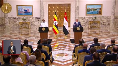 عاجل.. بث مباشر .. مؤتمر صحفي مشترك للرئيس السيسي مع نظيره الأوغندي