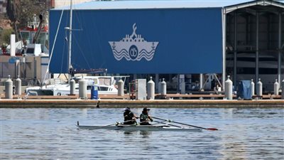 6 أندية تتنافس على لقب كأس مصر للتجديف بالإسماعيلية 