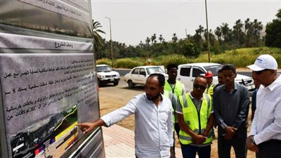 محافظ أسوان يشدد على سرعة الانتهاء من الأعمال الجارية بمشروع توسعة وتطوير كورنيش النيل