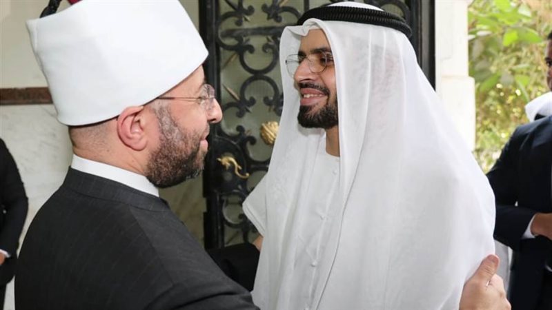 وزير الأوقاف مع وزير
