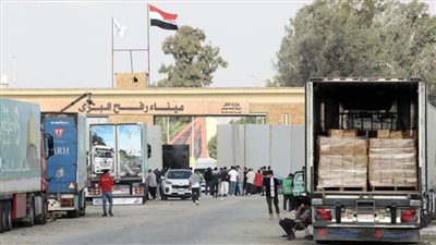 إدخال 140 شاحنة مساعدات إنسانية وإغاثية إلى الفلسطينيين بقطاع غزة