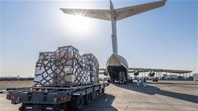 الكويت ترسل طائرة مساعدات رابعة إلى مطار العريش ضمن جسر جوي لإغاثة غزة