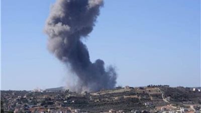 سلسلة غارات جوية عنيفة على بلدات في لبنان  