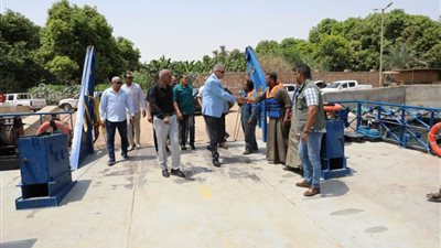  محافظ أسوان يدشن عبارة السباعية النهرية بعد تأهيلها