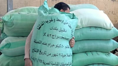 محافظ الجيزة: ضبط 38.5 طن دقيق بلدي مدعم قبل بيعها بالسوق السوداء