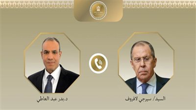 عاجل..وزير الخارجية ونظيره الروسي يبحثان هاتفيا العلاقات الثنائية والمستجدات الإقليمية والدولية