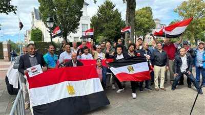  الجالية المصرية في هولندا تنظم وقفة تحت عنوان 
