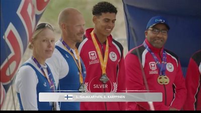 مصر تحصد ميدالية تاريخية في بطولة البلطيق الدولية للتجديف الشاطئي