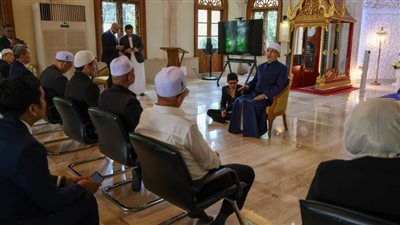 مفتي الجمهورية يلتقي علماء تايلاند في أقدم مسجد سُنّي  ويبعث بسبع رسائل حول الاسلام 