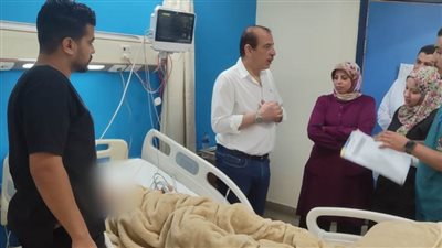 نائب وزير الصحة يتفقد عدة منشآت طبية في محافظة القليوبية