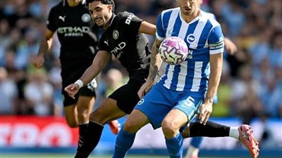 برايتون يلدغ مانشستر سيتي في اللحظات الأخيرة