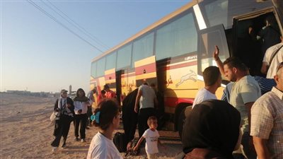 تسيير 14 أتوبيس لنقل ركاب قطار مطروح إلى القاهرة والإسكندرية