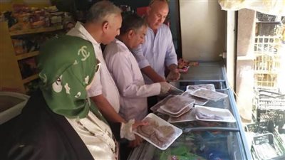 بالصور.. ضبط 3 أطنان منتجات غذائية مخالفة وفاسدة في الغربية