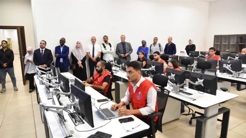 الوفد الأفريقي بوزارة