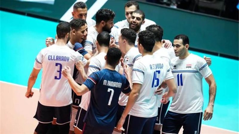 منتخب رجال الطائرة..