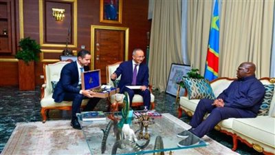 رئيس الكونجو الديمقراطية يستقبل سفير مصر في كينشاسا