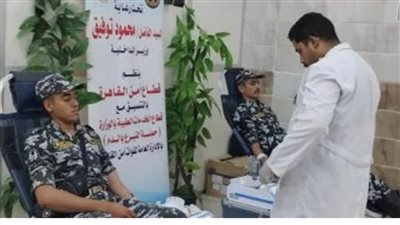 حملة للتبرع بالدم بمديرية أمن القاهرة