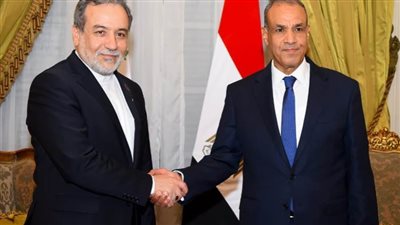 وزير الخارجية يستقبل نظيره الإيراني بالقاهرة