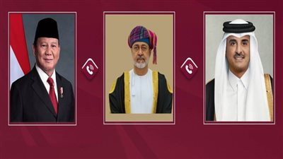 أمير قطر خلال اتصالين مع سلطان عمان ورئيس إندونيسيا: اتخاذ كافة الإجراءات لحماية أمن البلاد