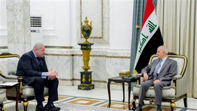 الرئيس العراقي يعرب عن تقديره البالغ لجهود مصر الحثيثة في دعم الشعب الفلسطيني