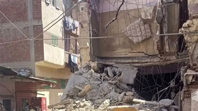 بالصور| انهيار منزل مهجور في الغربية دون خسائر بشرية