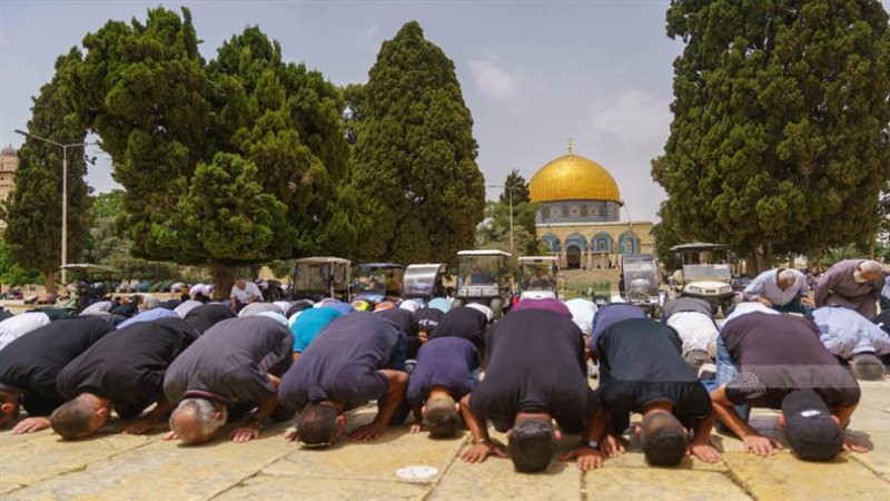 صلاة الجمعة في الأقصى