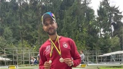 ذهبية عالمية لمحمد علاء في بطولة فيليخ الدولية للتجديف بالنمسا ..والقماطي يشيد بالإنجاز 