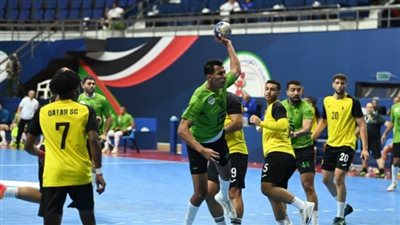 البنك الأهلي يحقق انتصاره الثاني في البطولة العربية لكرة اليد على حساب قطر القطري