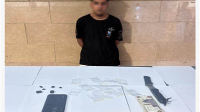 تفاصيل تداول فيديو بضبط متهم بتجارة المخدرات بحدائق القبة بالقاهرة 