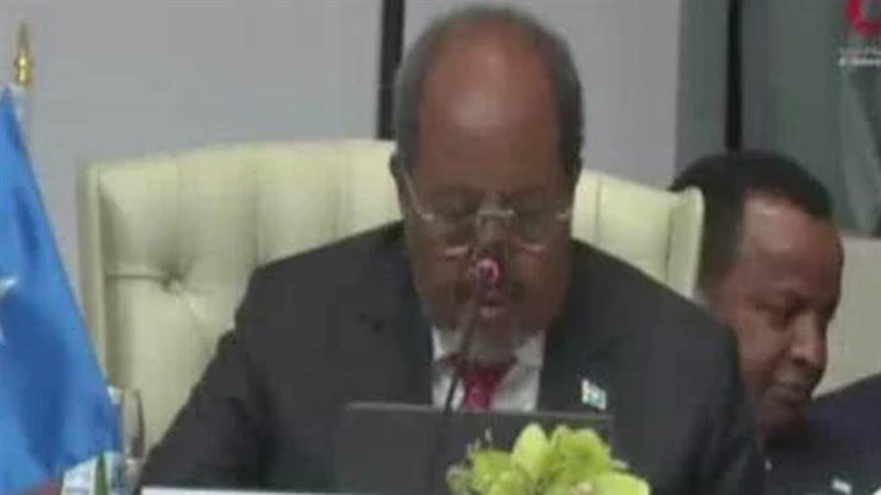 الرئيس الصومالي حسن