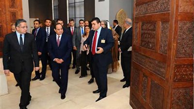 بالصور.. التفاصيل الكاملة لافتتاح الرئيس السيسي متحف الفن الإسلامى‎