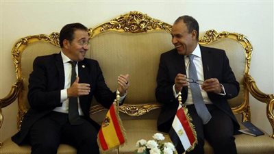 وزير الخارجية يلتقى نظيره الإسباني