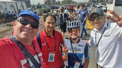 منتخب الدراجات يشارك في البروفة الأخيرة قبل انطلاق بطولة العالم برواندا 