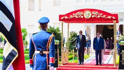 الرئيس السيسي يستقبل رئيس جمهورية سنغافورة بقصر الاتحادية