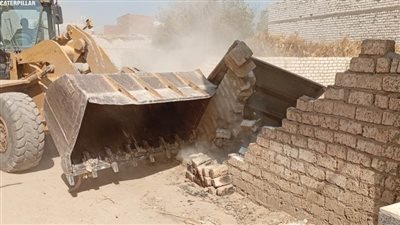 إزالة 42 حالة تعدٍّ على الأراضي الزراعية وأملاك الدولة في أسيوط 