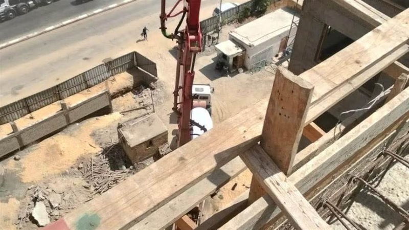 جانب من أعمال إنشاء